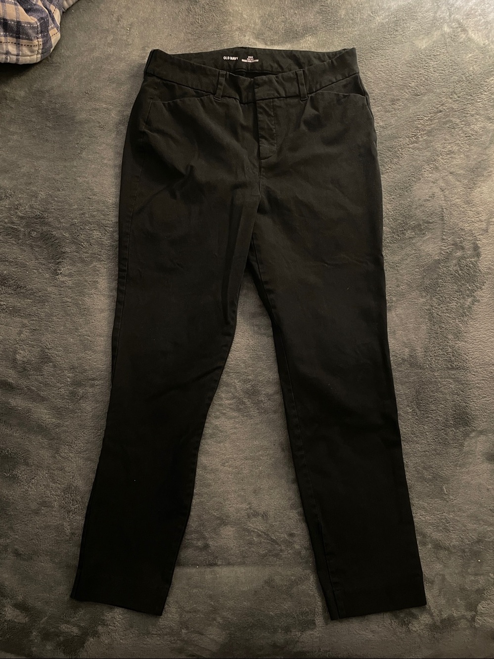 Old Navy High Rise Women's Black Skinny Khakis Work Pants